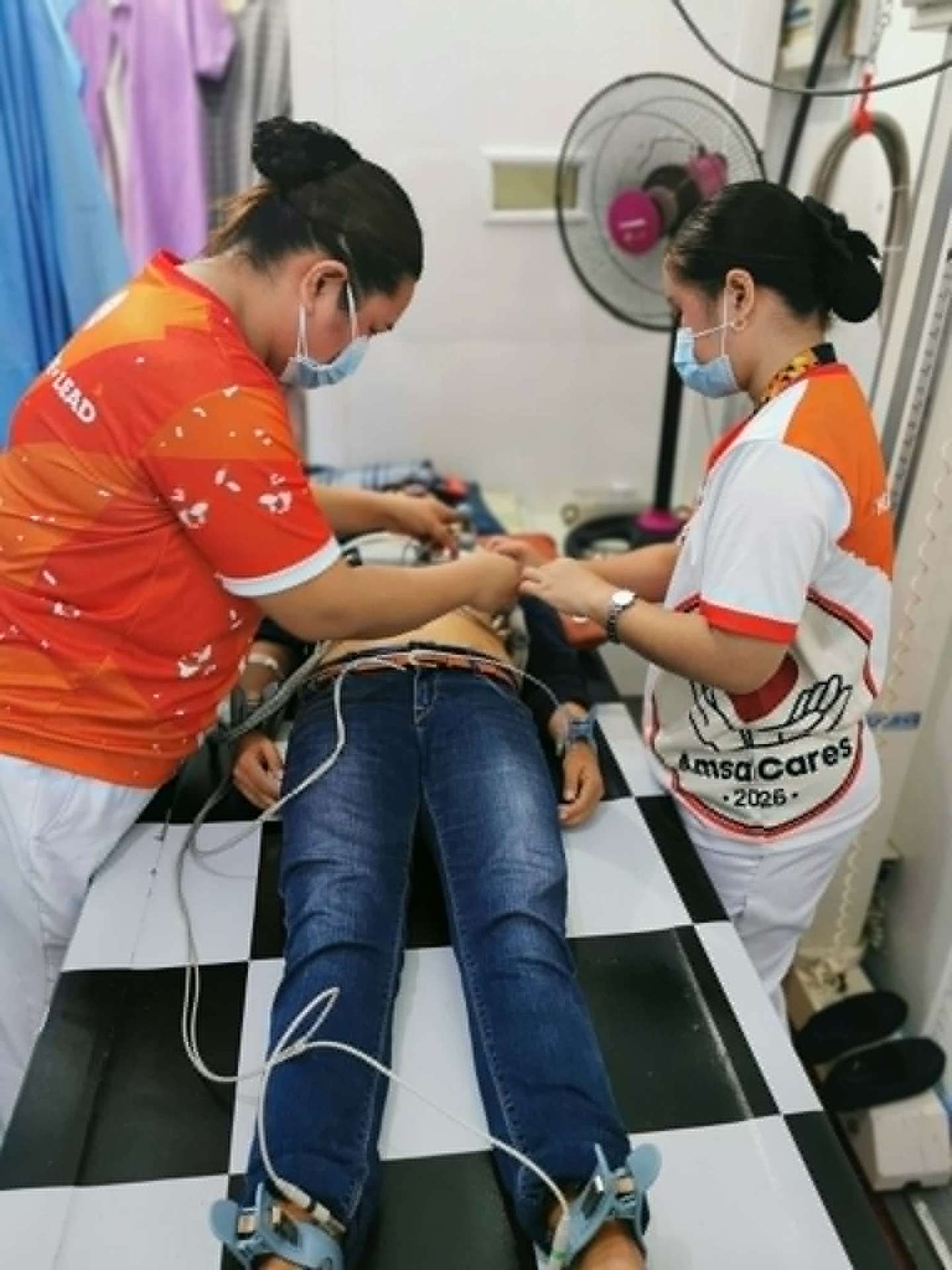 ECG monitoring hands-on training
