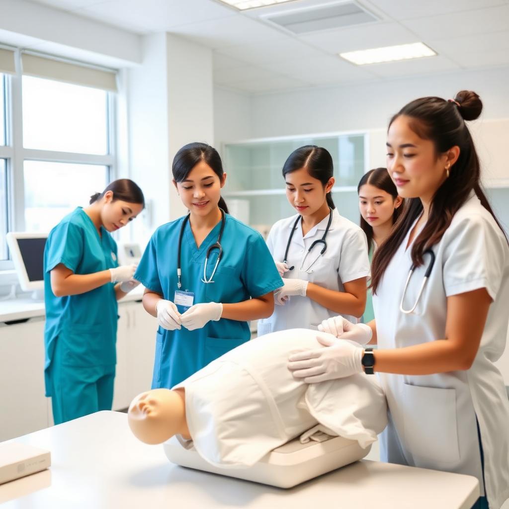 Healthcare lab training